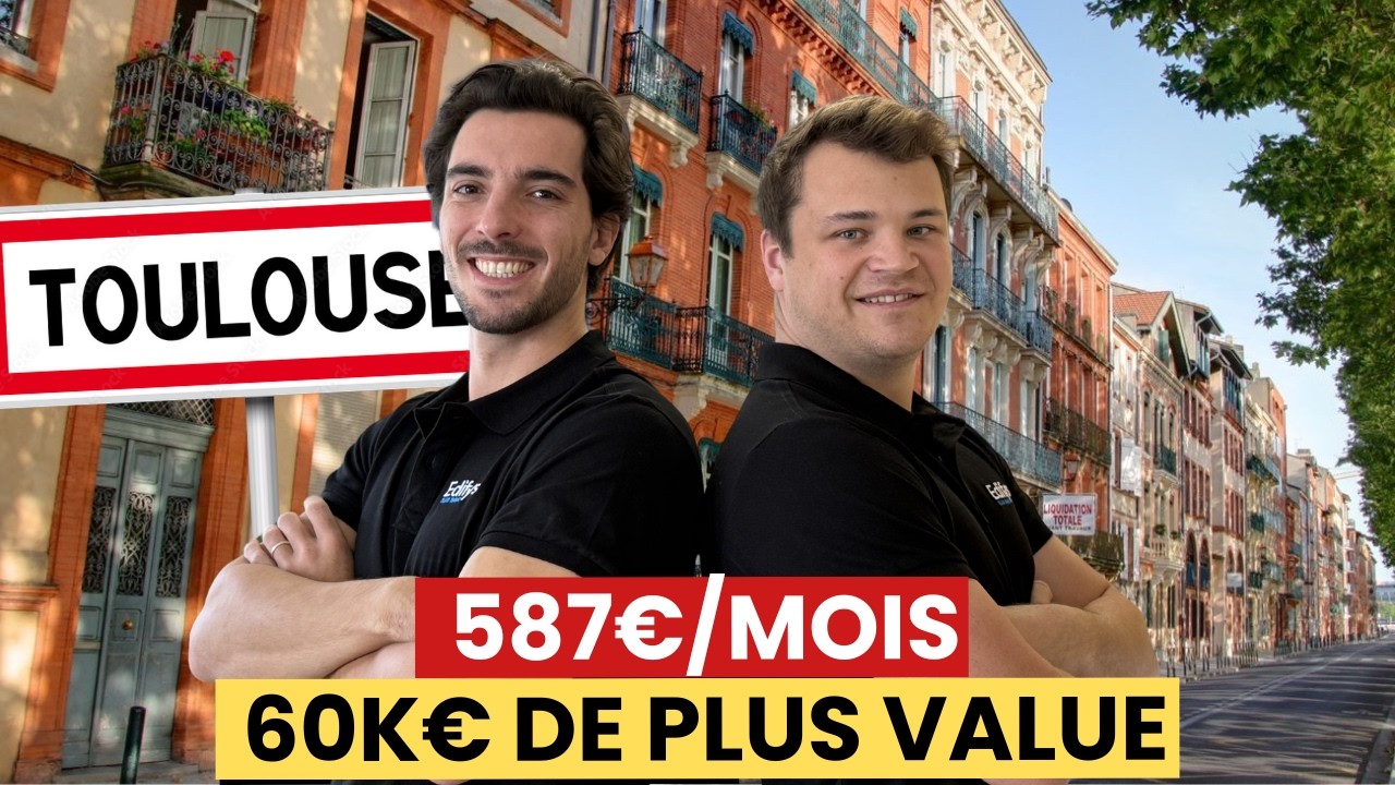 587€/mois de cash-flow à Toulouse ? Le projet d'un salarié de 28 ans