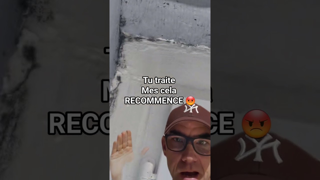 Stop à la MOISISSURE sur les murs ! 🤢 LA solution simple. #shorts