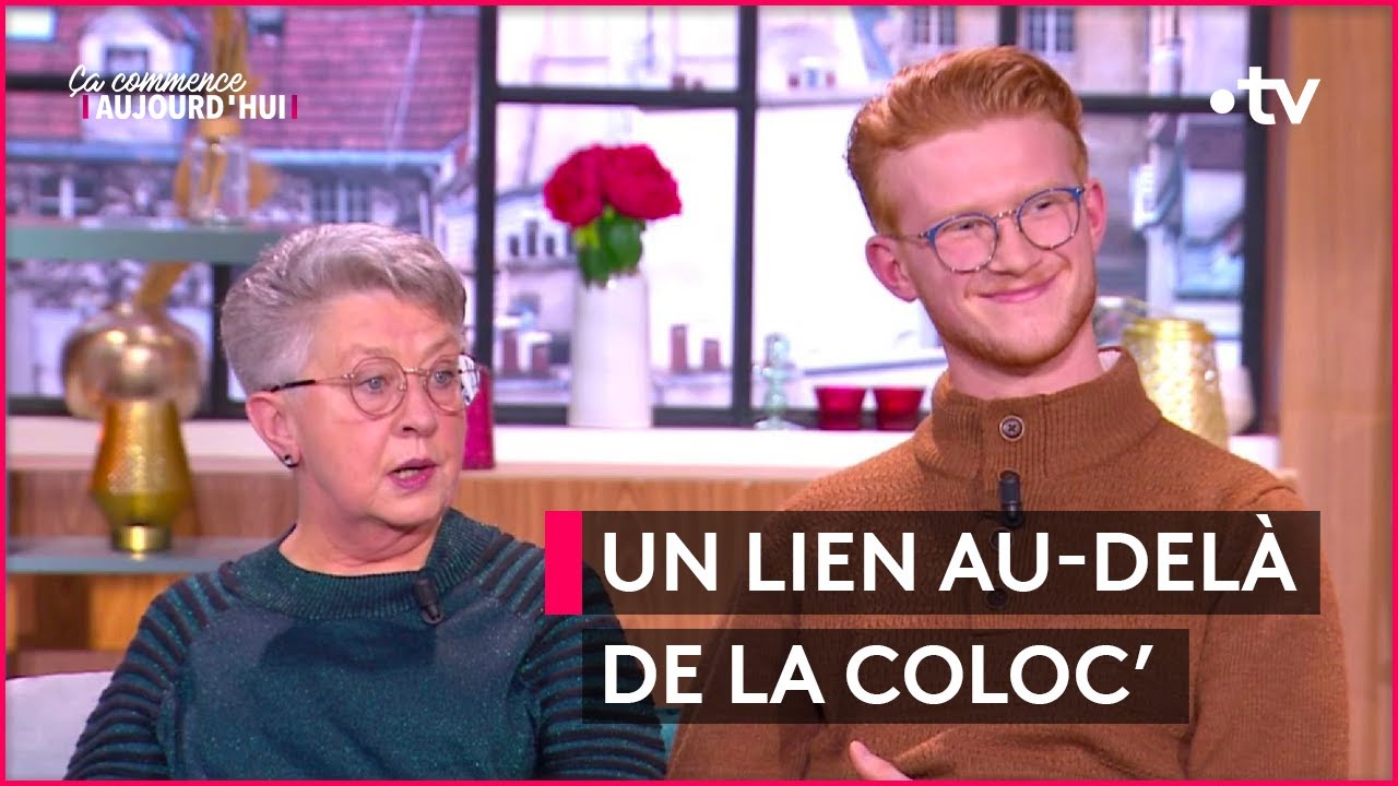 Martine, 73 ans et Benjamin, 23 ans, vivent en colocation - Ça commence aujourd'hui