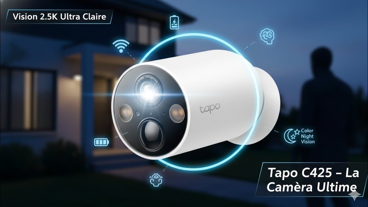 Cette caméra protège votre maison mieux que vous-même !  Tapo C425 Test & Avis