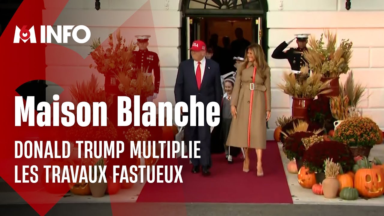 Salle de bal, salle de bains... Donald Trump multiplie les travaux fastueux