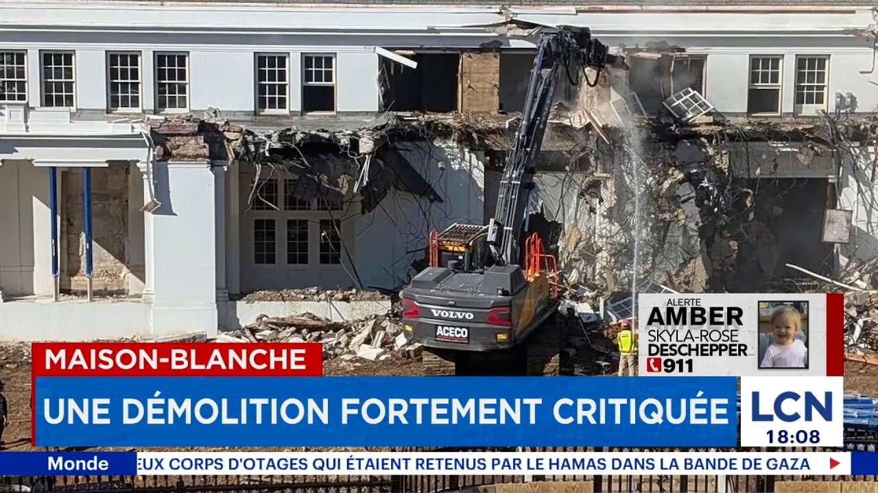 Salle de bal controversée à la Maison-Blanche: Trump critiqué