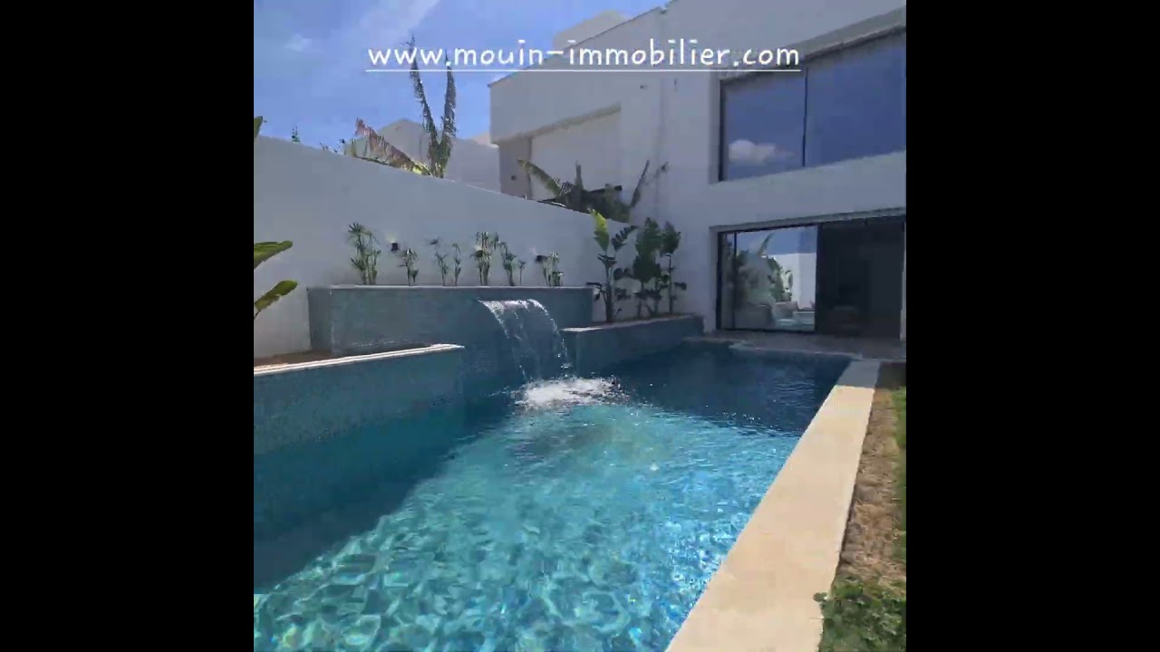 A vendre villa moderne avec piscine a Hammamet chez agence mouin immobilier