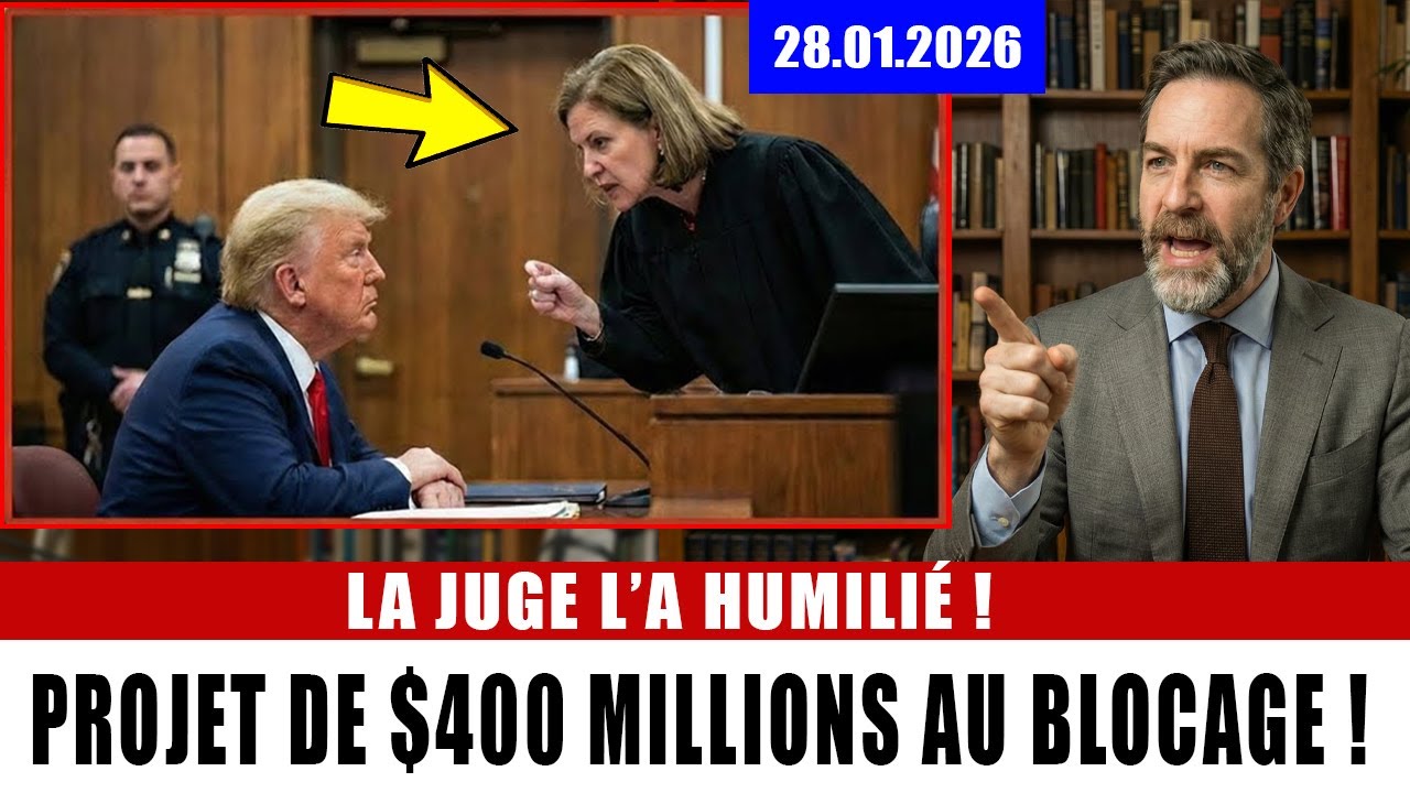 Trump humilié par le juge à cause du "Salle de Bal" à la Maison Blanche : construction PARALYSÉE !