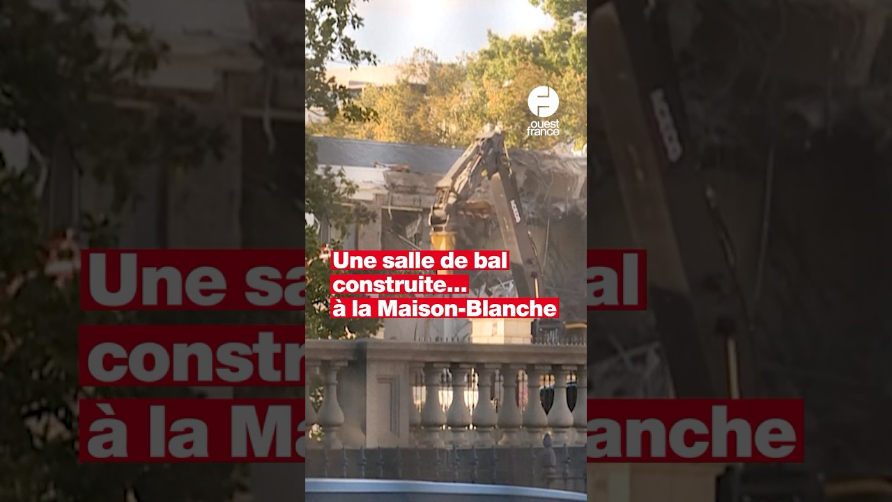 Donald Trump démolit une partie de la Maison-Blanche... pour construire sa salle de bal