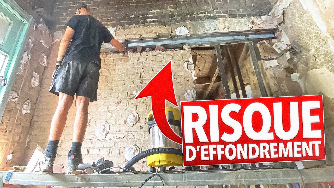 Ouverture Mur Porteur Pose du 1er IPN (Débutant) - EP21