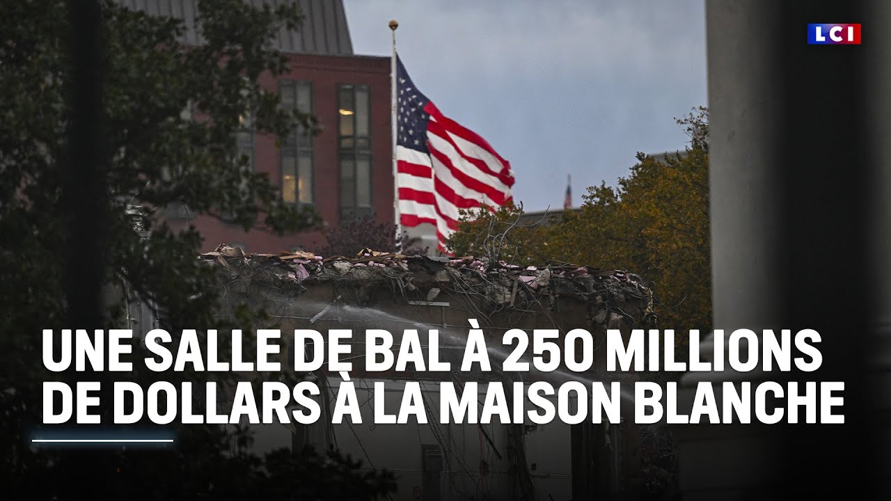 Donald Trump fait construire une salle de bal à 250 millions de dollars à la Maison Blanche｜LCI