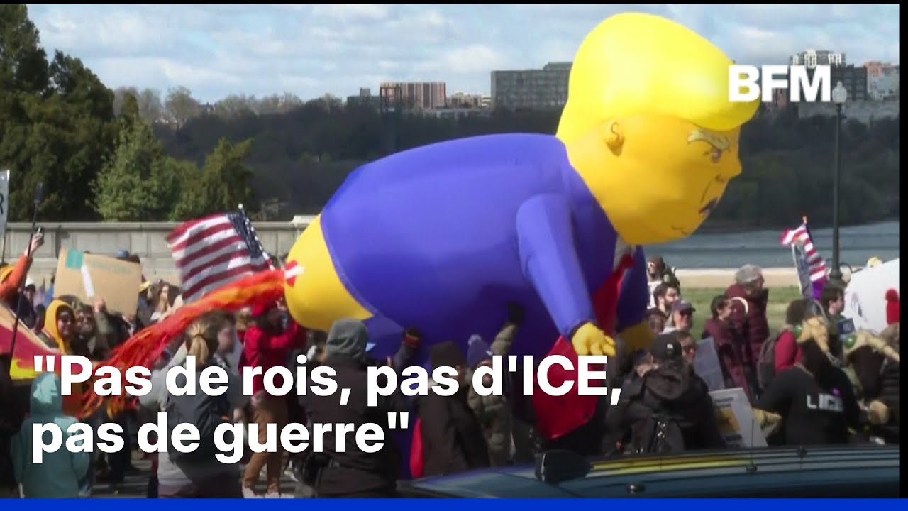 "No Kings": des millions d’Américains dans la rue pour manifester contre Donald Trump