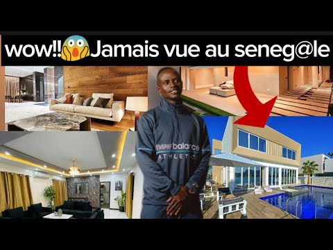 Nouvelle villa luxeuse de s@dio Mané au sénégal à Dakar(decouvrez tous l'intérieur,c'est trop chic💜)