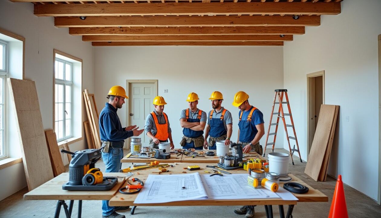 découvrez des astuces pratiques pour organiser efficacement les travaux dans une maison en rénovation et assurer un chantier bien planifié et réussi.