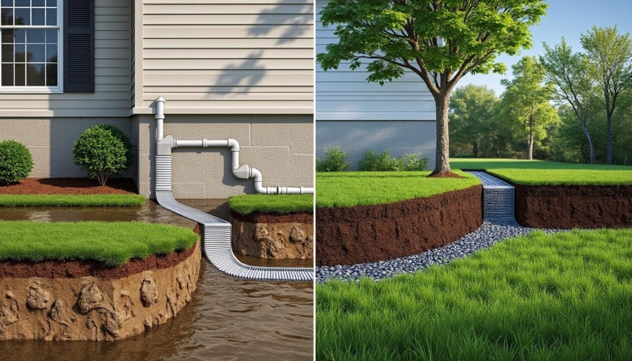 découvrez les risques liés à un mauvais drainage autour de votre maison et apprenez comment les prévenir pour protéger votre habitation des infiltrations d'eau et des dégâts.