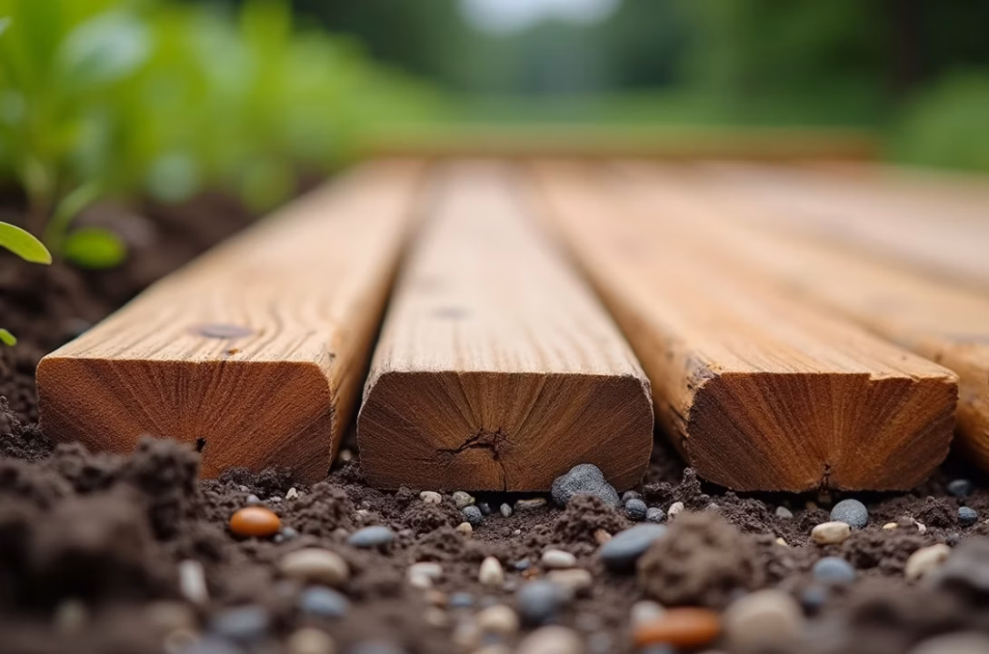 Clôture composite : durabilité et comparaison avec bois naturel